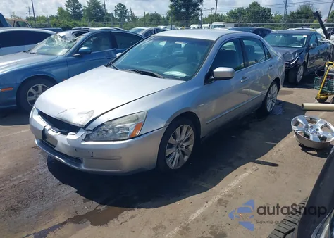 2003 Honda Accord 2.4 Lx from USA, damaged, VIN 1HGCM56343A054823